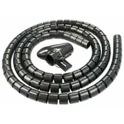 Lindy Kabelspirale 40581 Black, 5 Meter, Ø 25Mm  4002888405812