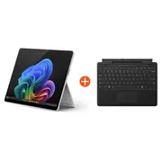 Microsoft Surface Pro 11. izdevums Copilot Pc 13 2In1 Platin Snapdragon X Plus 16Gb/512Gb Ssd Windows 11 Ep2-08345 Bez lādētāja, iekļauta Ms tastatūra ar pildspalvas turētāju Black  Ep2-083458Xa-00172 0196388419371