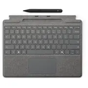 Microsoft Surface Pro tastatūra  Slim Pen, Qwerty, Ziemeļvalstu, skārienpaliktnis, Microsoft, 11 10 9 8, Platinum 8X8-00172 196388358229