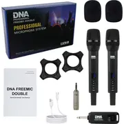 Mikrofons Dna 2X bezvadu mikrofoni rokas raidītāji 2.4 Ghz līdz 30 metriem  5908249822245