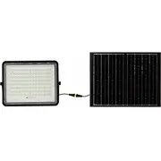 Naświetlacz V-Tac Projektor Led Solarny 20W Pilot, Auto, Timer, Ip65 Czarny Vt-180W 4000K 1800Lm  Sku 7828 3800170200548