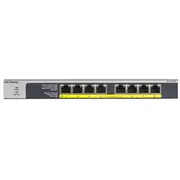 Netgear Gs108Lp 8-Port Gigabit Ethernet Lan Poe Switch Unmanaged Mit 8X 60W erweiterbar, Desktop- oder Rack-Montage  Gs108Lp-100Eus 0606449134971