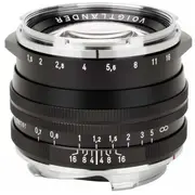 Objektīvs Voigtlander Nokton Ii Leica M 50 mm f/1.5 Mc Black  Vg2562 4002451003308