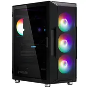 Pc case I3 Neo Atx Mid Tower Rgb fan x4, black  Black 8809213764202