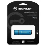 Pendrive Kingston Ironkey Vault Privacy 50, 16 Gb  Ikvp50/16Gb 0740617329001