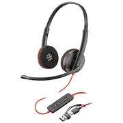 Poly Blackwire 3220 - 3200 Series Headset On-Ear kabelgebunden Usb-C Black Skype-Zertifiziert, Cisco Jabber Certified, Avaya Uc-Zertifiziert  93S87Aa 197498837413