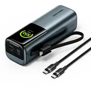 Power Bank Usb 20000Mah 165W/Gray Tft Display Fkfh0 Vention  6922794791206