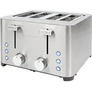 Proficook Toaster Pc-Ta 1252 Edelstahl, 1.500 Watt, für 4 Scheiben Toast  501252 4006160125207