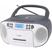 Radioatskaņotājs Reflexion Rcr2260 Boombox White/Grey  Rcr2260Gr 4260035678384