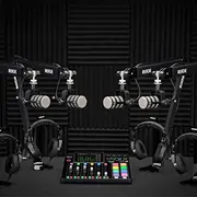 Rode Ultimate Podcaster komplekts ar krāsainiem kabeļiem  5906268910127