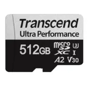Sd microSD karte 512Gb Transcend Sdxc Usd340S ar adapteri  Ts512Gusd340S 0760557863151 85235110