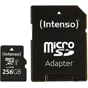 Intenso Uhs-I Performance 256 Gb microSDXC Black, U1, Class 10  3424492 4034303031719
