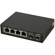 Sfg64Wp Pulsar Poe slēdzis 6 portu Gigabit Ethernet 4Xpoe 2Xsfp 60W bez barošanas bloka  5902135320617