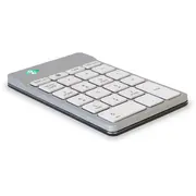 Skaitļu tastatūra R-Go Tools Numpad Break, ergonomiska skaitļu ar pauzes programmatūru, Bluetooth, White  Rgoconmwlwh 8719274491910