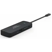 Stacija/Replikators Vision Usb-C ar 1 x Hdmi 4K pie 60 Hz, Rj45 Gigabit Ethernet 1000 Mbps, Usb 3.0 5 Gbps, Pd100W lādēšanai, 30 cm kabeli, saderīgs  Tc-Usbchub5P 1154643700007