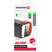 Swissten Power Line Bank Ārējas Uzlādes Baterija 60 000 mAh / 65W  22013943 8595217481299
