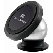 Swissten S-Grip M2 Universāls Auto Stiprinājums Panelim Ar Magnētu  Sw-Ch-Pa-M2-Bk 8595217451087