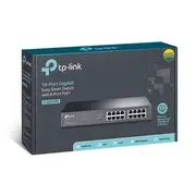 Tp-Link Tl-Sg1016Pe 16X Port Gigabit Desktop Easy Smart Switch 8Xpoe  6935364098865