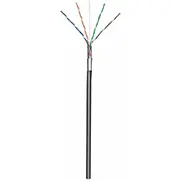 Techly Kabelis savērptais pāris Kat 5E F/Utp Vads 305M Black Āra Cca 29167  029167 8054529029167
