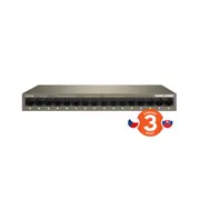 Tenda Teg1016M 16-Portový gigabitový prepínač, 16X 10/100/1000 Mb/S, bez ventilátora, Mac 8K, napájanie Ac/Dc, aj na stenu  539047139 6932849431919