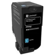 Toners Lexmark 74C20C0 Cyan Oriģināls Etlex74C20C0000 