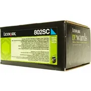 Toner Lexmark 80C2Sc0 Cyan Oriģināls  0734646481281