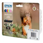 Tintes Epson 378 Multipaka Black, cyan, magenta, yellow, light magenta  C13T37884010 8715946646473