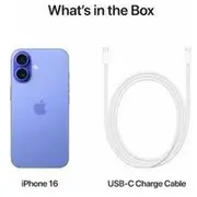 Viedtālrunis Apple  iPhone 16 5G 8/128Gb Blue Myec3Hn/A 195949822377