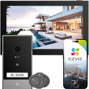 Wideodomofon Wifi Ezviz Hp7 Pro 4K,Weryfikacja twarzy, Zdalne otwieranie, Detekcja ruchu  Cs-Hp7-R400-1W2Tfd 6941545640617