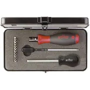 Wiha Drehmoment-Schraubendreher Set Torquevario-S Black/Rot, 14-Teilig, 0,8 - 5Nm  26893 4010995268930