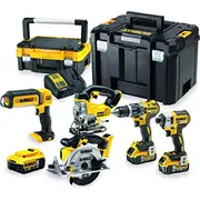 11 daļu Dewalt elektroinstrumentu komplekts Dck551P3T-Qw  5035048646052