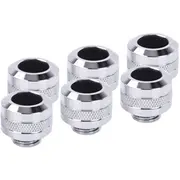 Alphacool Eiszapfen Pro Anschluss 13Mm Hardtube Fitting G1/4, 6-Pack - chrome  Wasc-452 4250197174749 17474