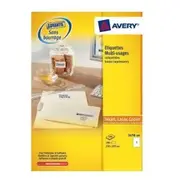 Etiķetes Avery 210 x 297Mm, A4 3478  4004182034781 148999