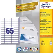 Etiķetes Avery 38 x 21,2Mm, A4 3666  4004182036662 149009