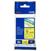 Biroja izejmateriāls Brother  Tz621 9 Black On Yellow Tze621 4977766686655