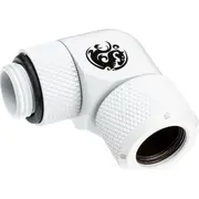 Bitspower Advanced Multi-Link adapteris savienojums 90 grādi G1/4 collu ārējais vītne uz 12Mm Ad cietā caurule - pagriežams, white  Waad-660 4712914787835 Bp-Dwe90Rmla12