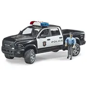 Bruder Ram 2500 Polizei Pickup  Black/Weiß, Inkl. Polizist 02505 4001702025052