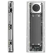 Cita datorprece Orico  Tcm2-G20 M.2 Nvme Usb-C 3.2 20Gb/S Disk Drive - Silver/Transparent 6942227137883