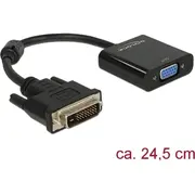 Delock Dvi Adapter Dvi241 - D-Sub15 St/Bu  65658 4043619656585 85366990