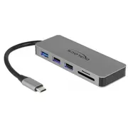 Delock Usb-C Dockingstation Gray, Hdmi, Power Delivery  87743 4043619877430