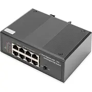 Digitus Switch Ind. 7-Port  Gigabit 30W Poe Unmanaged schwar Dn-651113 4016032457947 85176200