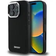 Dkny Plain Silver Logo Magsafe Aizsargapvalks Priekš Apple iPhone 16 Pro  Dkhmp16Lpscmclk 3666339333249