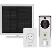 Emos Ip video durvju zvans Ip-09D ar Wi-Fi, akumulatoru un saules paneli H4030  8592920117545