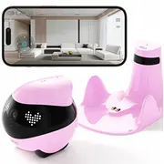Enabot - Ebo Air 2 mājas, mobilais uzraudzības robots Pink  Wh287322P 6972822121000