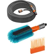 Gardena Cleansystem Fahrrad Wasch-Set Gray/Türkis, inkl. 10 Seifenstäbchen, Schlauch, Reinigungsspritze  18864-20 4078500065030