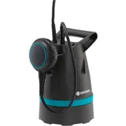 Gardena Klarwasser-Tauchpumpe 8600 Basic, Tauch- / Druckpumpe Black/Türkis, 400 Watt  09001-47 4078500056748