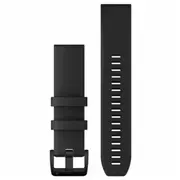 Garmin Quickfit 22Mm Watch Strap Siksniņa priekš pulksteņa silikona ar nerūsējošā tērauda sprādzi / melns  010-12901-00 753759254414