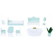 Gerardos Toys koka leļļu māja ar Led apgaismojumu  Luna Gt61247 4743345612472