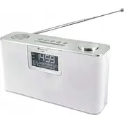 Skaļrunis Soundmaster Dab700We personīgais analogais un digitālais silver, white  00-6798 4005425009931