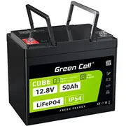 Green Cell Cube Akumulator Lifepo4 50Ah 12.8V 640Wh Litowo-Żelazowo-Fosforanowy do Kampera, Wózka golfowego,Elektrowni wiatrowej  Lfpgc12V50Ah 5904326374867 Zsigceaku0059